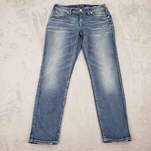 Silver Jeans Women's Boyfriend Jeans - Light Blue